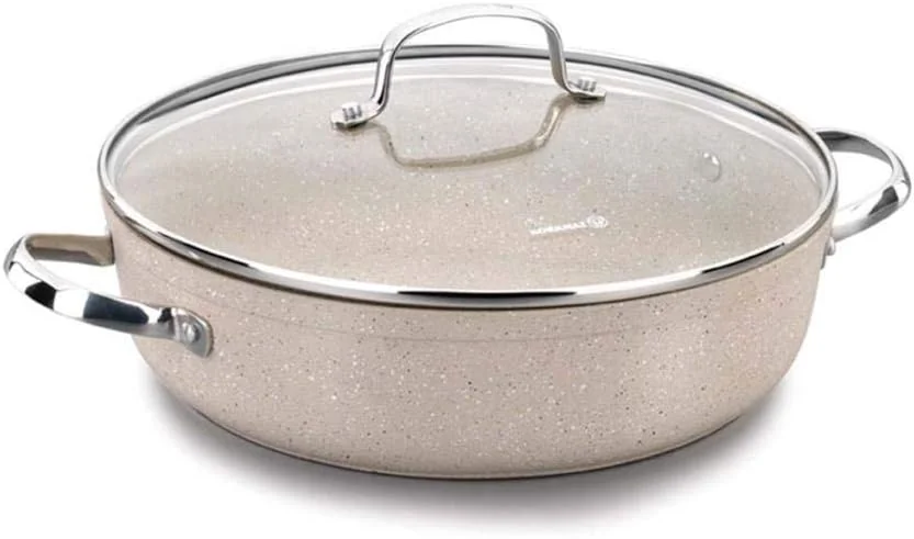 Granita Low Casserole 28 cm, Nonstick, Induction Safe, 4L by Korkmaz