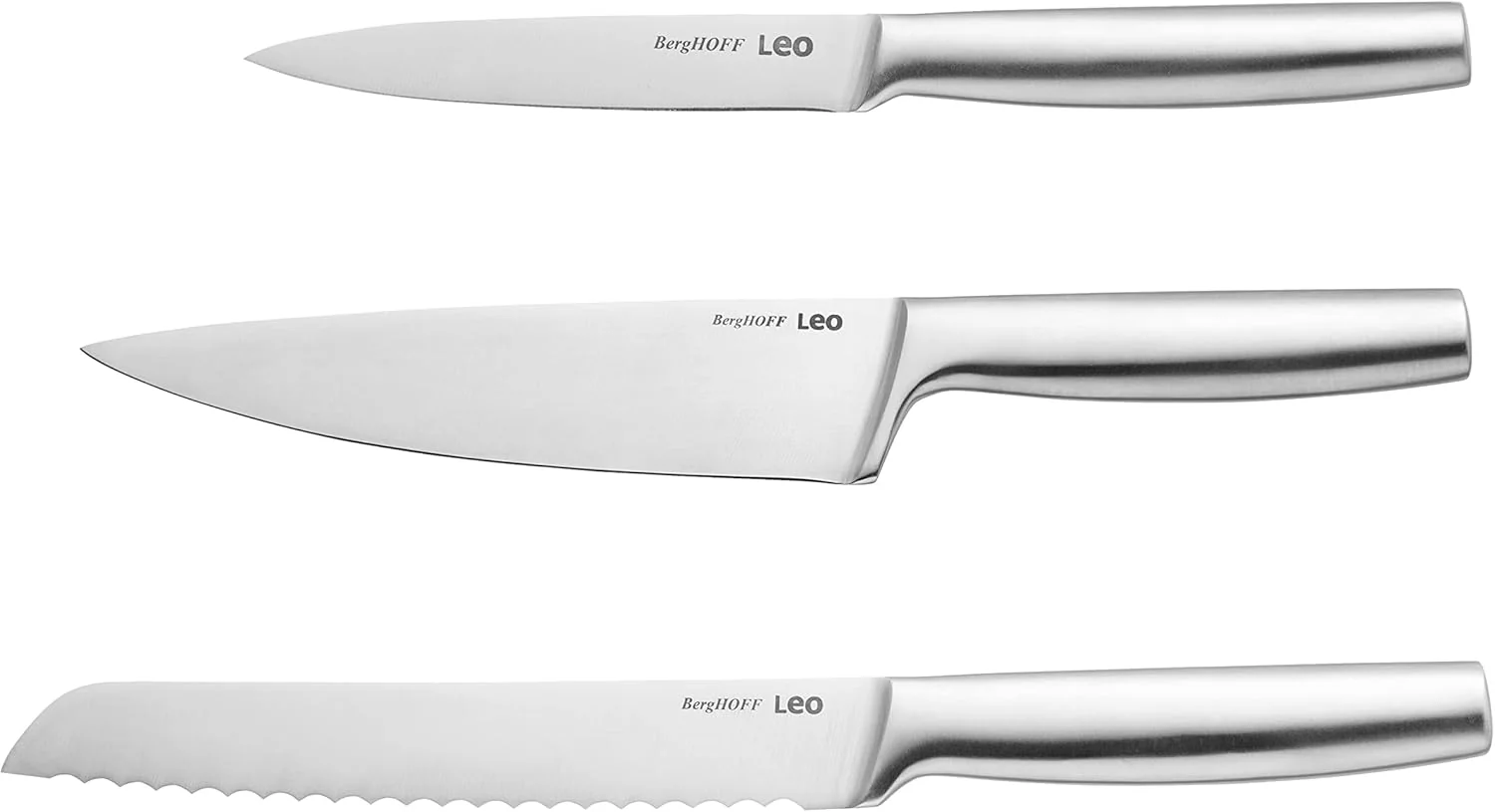 3 Piece Classic Knife Set with Ergonomic Handles, Stainless Steel - Legacy