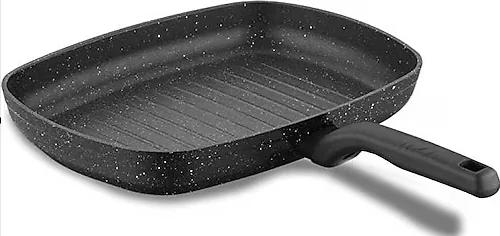 Ornella Rectangular Non-Stick Grill Frypan 28x28cm, 3L by Korkmaz