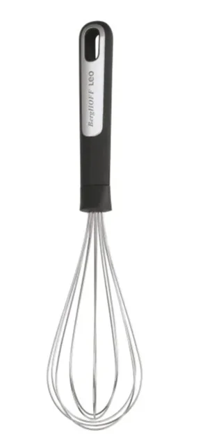 Graphite Stainless Steel Whisk with Hanging Loop, 31.7cm - Berghoff