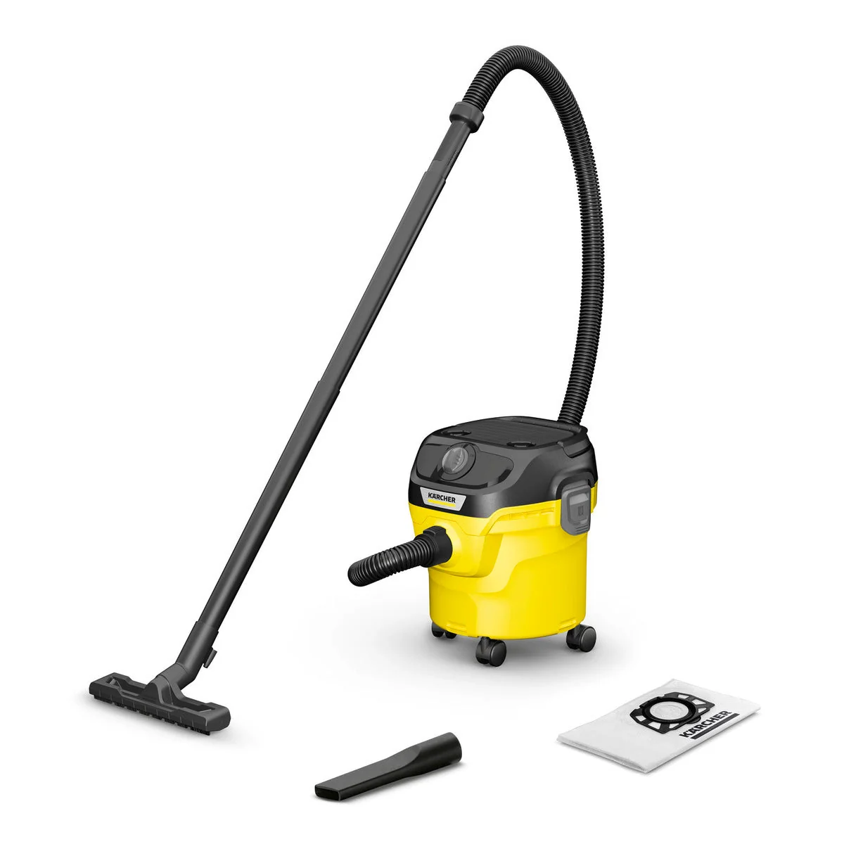 Wet and Dry Vacuum Cleaner KWD 1, 220-240V, 3.6kg, yellow-black by Karcher