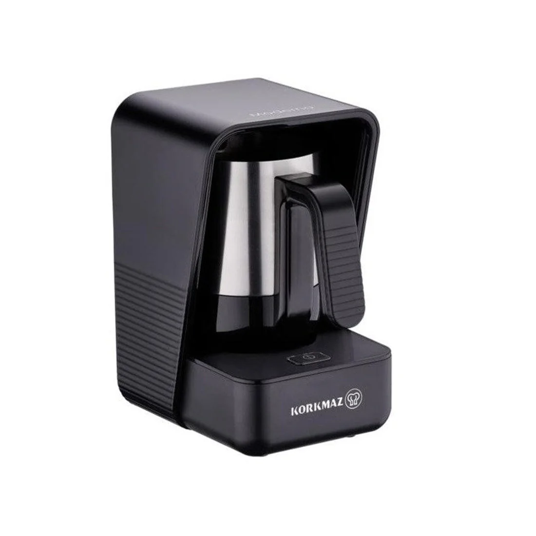 Moderna 5-Cup Stainless Steel Coffee Maker, Black/Satin, automatic shut-off