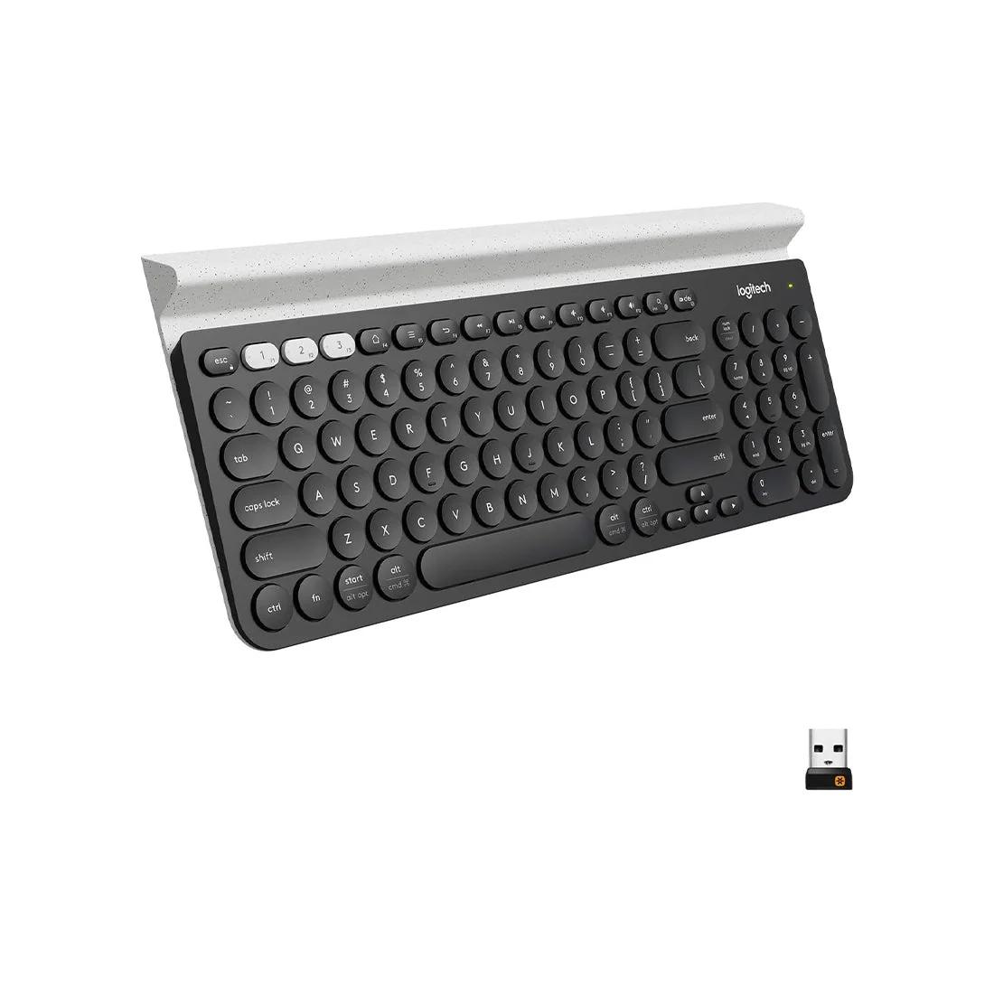 K780 Multi-Device Wireless Keyboard with Stand, Full Size, Bluetooth - logitech