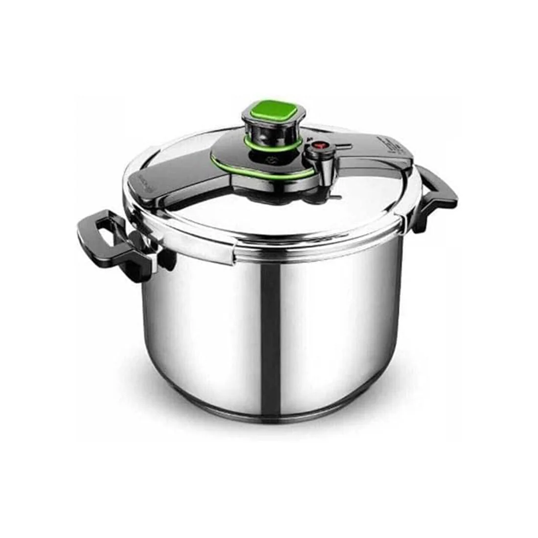 7L Stainless Steel Pressure Cooker with 3-Stage Cooking, Easy Clean