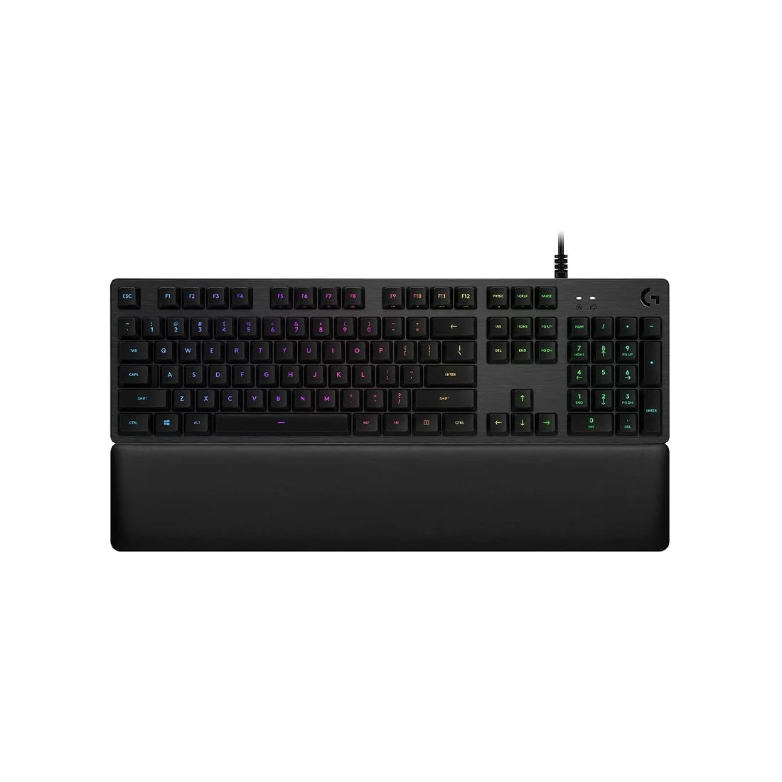 G513 RGB Backlit Mechanical Gaming Keyboard with Palm Rest, logitech