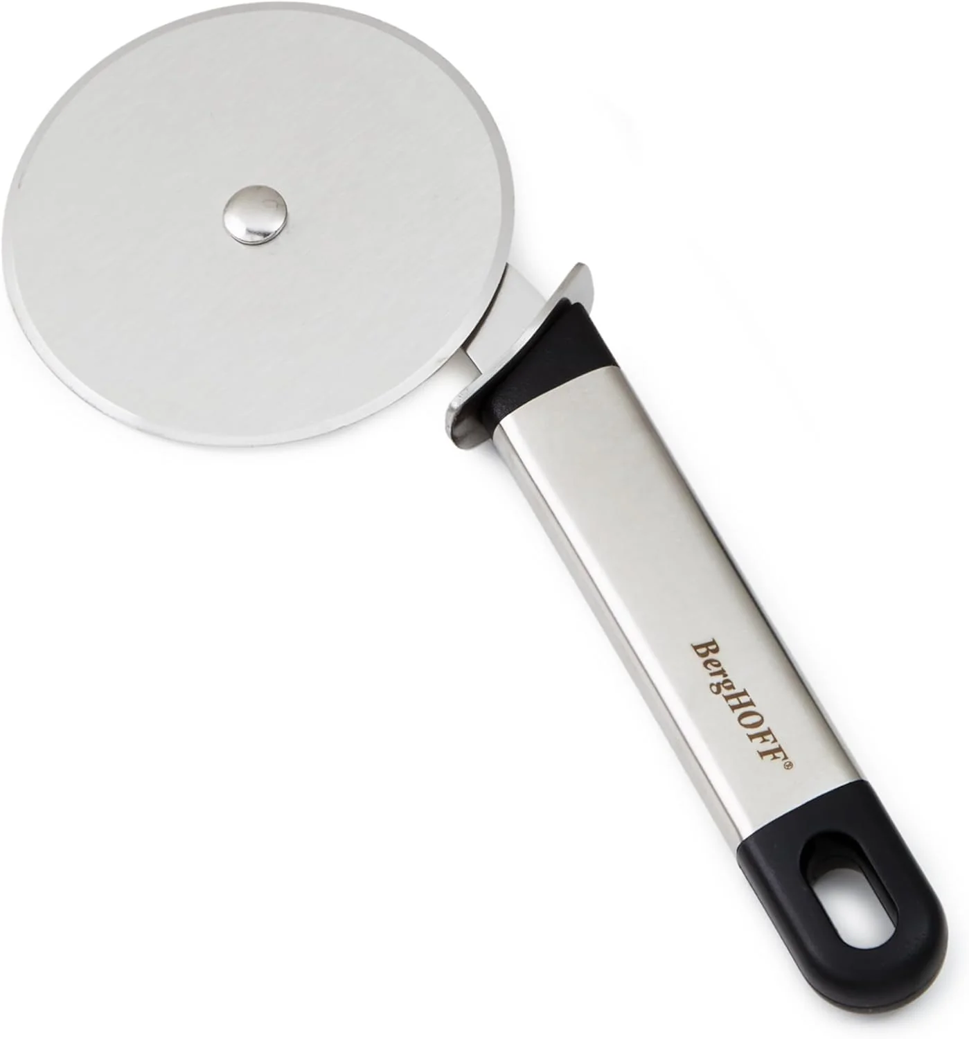 Stainless Steel Pizza Cutter with Ergonomic Handle, 20cm