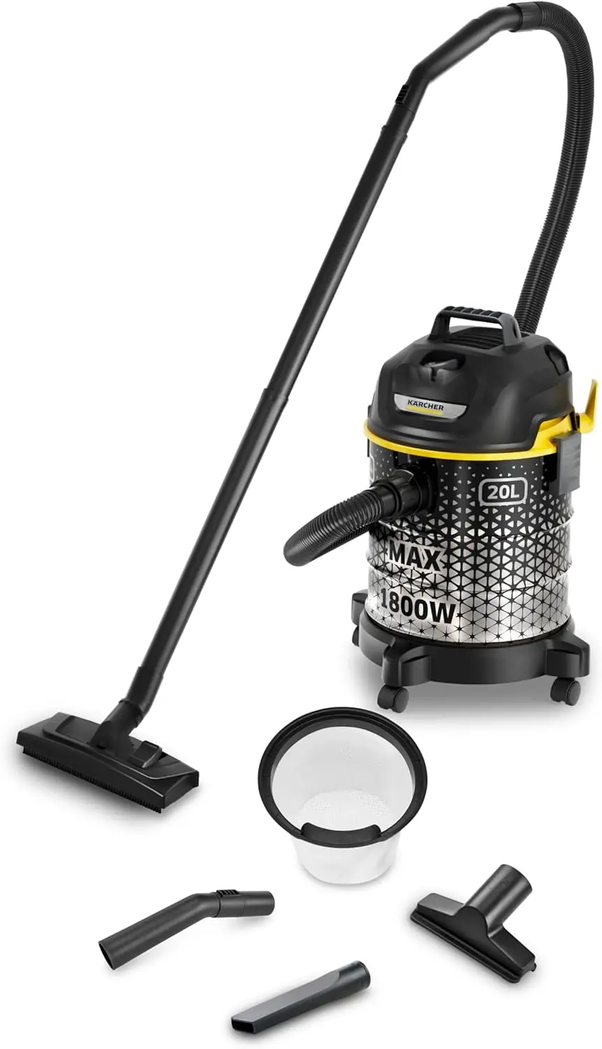 Vacuum Cleaner DVAC 1800 with Adjustable Suction, 20L Capacity, karcher