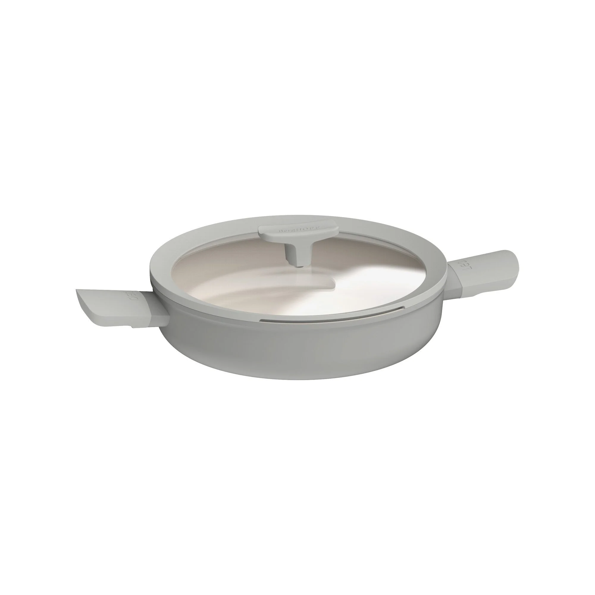 Covered 2-Handle Nonstick Sauté Pan with Glass Lid, 26cm, Balance Moonmist by Berghoff