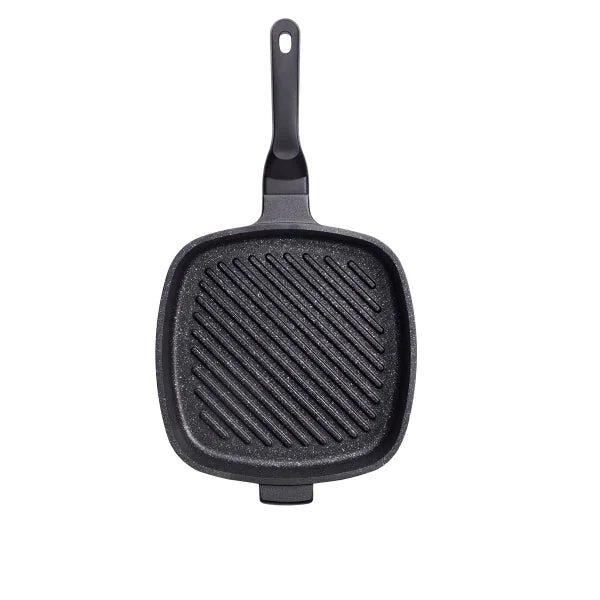 Casterra Square Aluminum Frypan 26cm x 26cm, 2.3L, induction safe, korkmaz