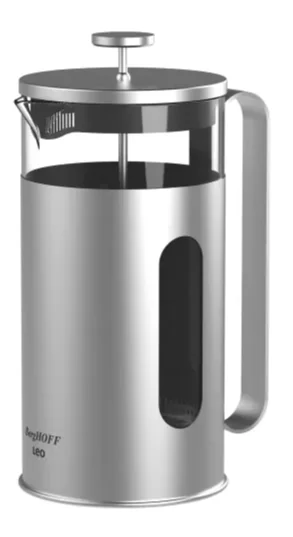 French Press Coffee Maker 1L with Stainless Steel and Window, 4-5 Cups, Berghoff