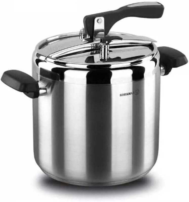 9L Turbo Pressure Cooker, Stainless Steel, Easy Clean, Korkmaz