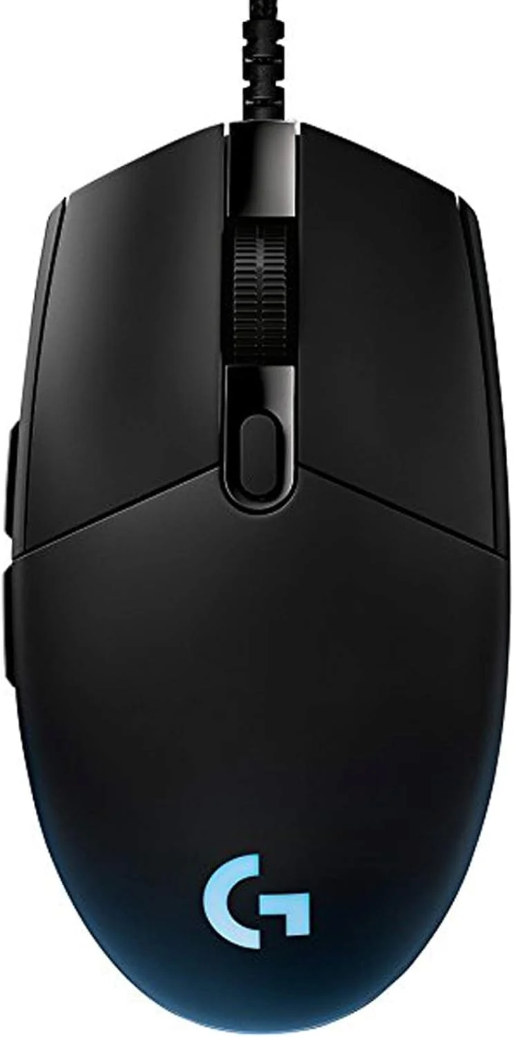 G Pro USB Optical Gaming Mouse for PC and Laptop, Black, logitech