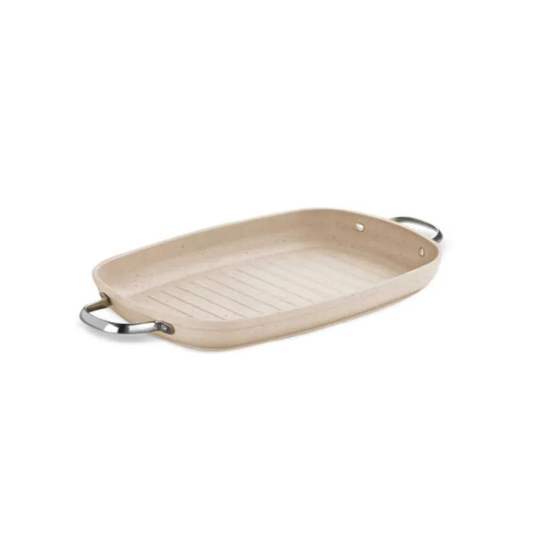 Practical Grill Frypan 35cm Non-Stick, 3.2L, Dishwasher Safe, Korkmaz