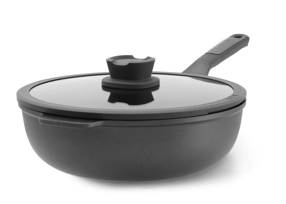 Non-Stick Ceramic Wok with Lid 28 cm, Oven Safe, Induction Ready