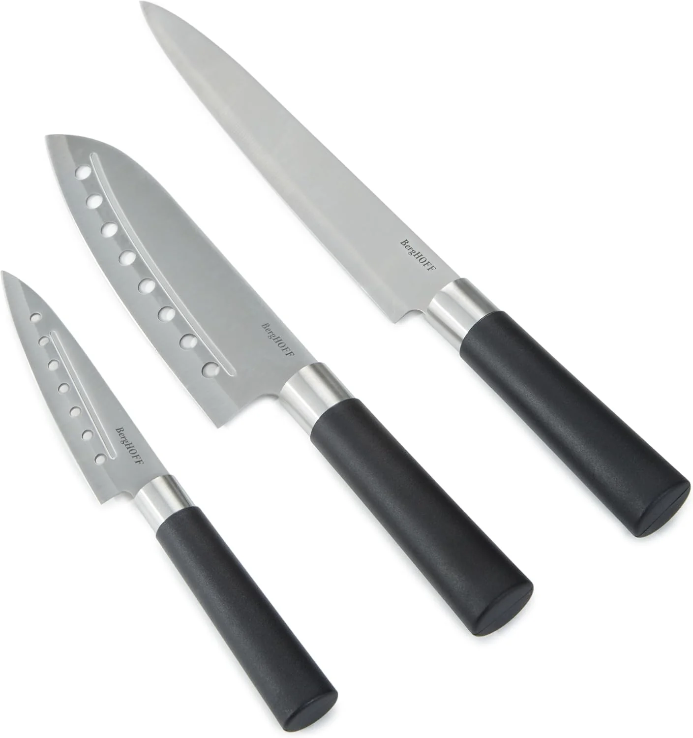 3 Piece Knife Set with Ergonomic Handles and Non-Stick Blades, berghoff
