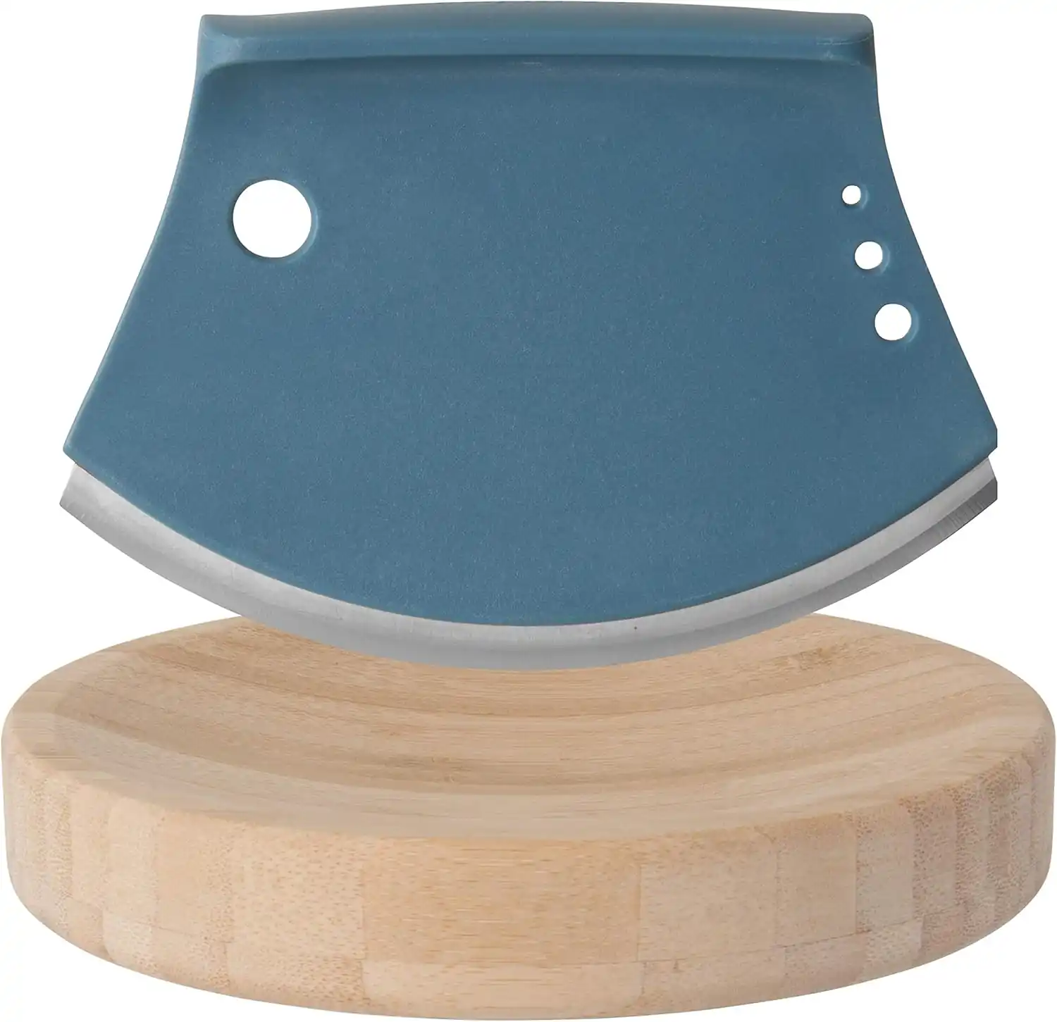 Herb Cutter and Wood Bowl Set with Stainless Steel Blade, berghoff