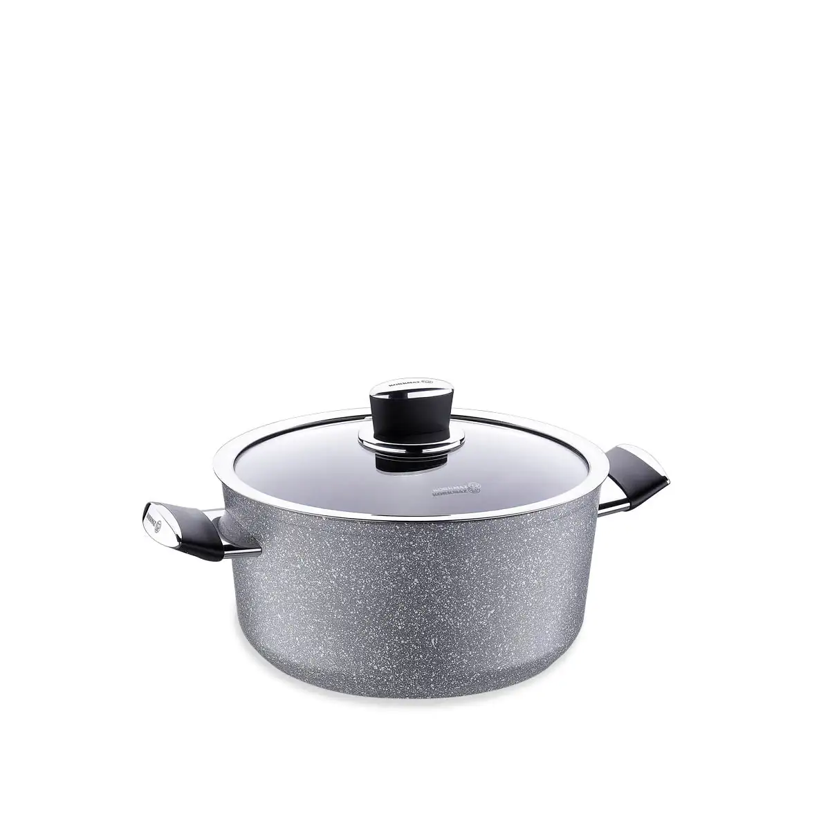 Palma nonstick casserole pot 18x9cm with scratch-resistant coating by Korkmaz