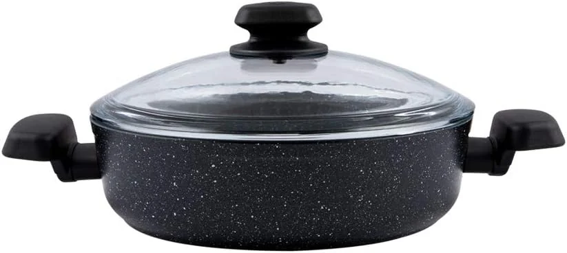 Ornella Low Casserole Pot 26 cm Non-Stick, 3.5L by Korkmaz