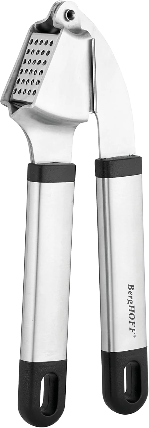 Stainless Steel Garlic Press with Large Capacity, Ergonomic Design, berghoff
