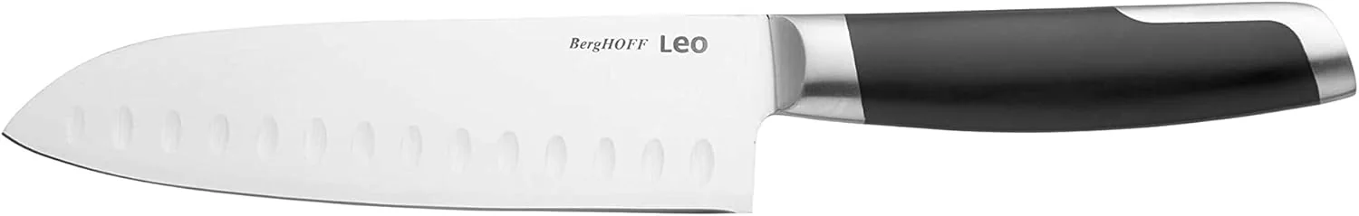 Santoku knife 17.5cm with ergonomic handle, graphite finish, Berghoff