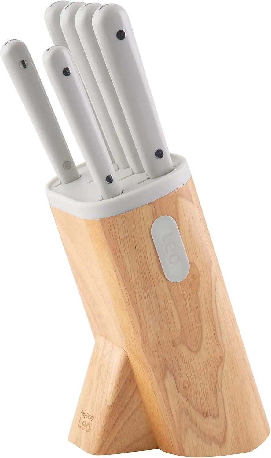 7-piece Knife Block Set with Magnetic Expandable Block, non-slip base, Berghoff
