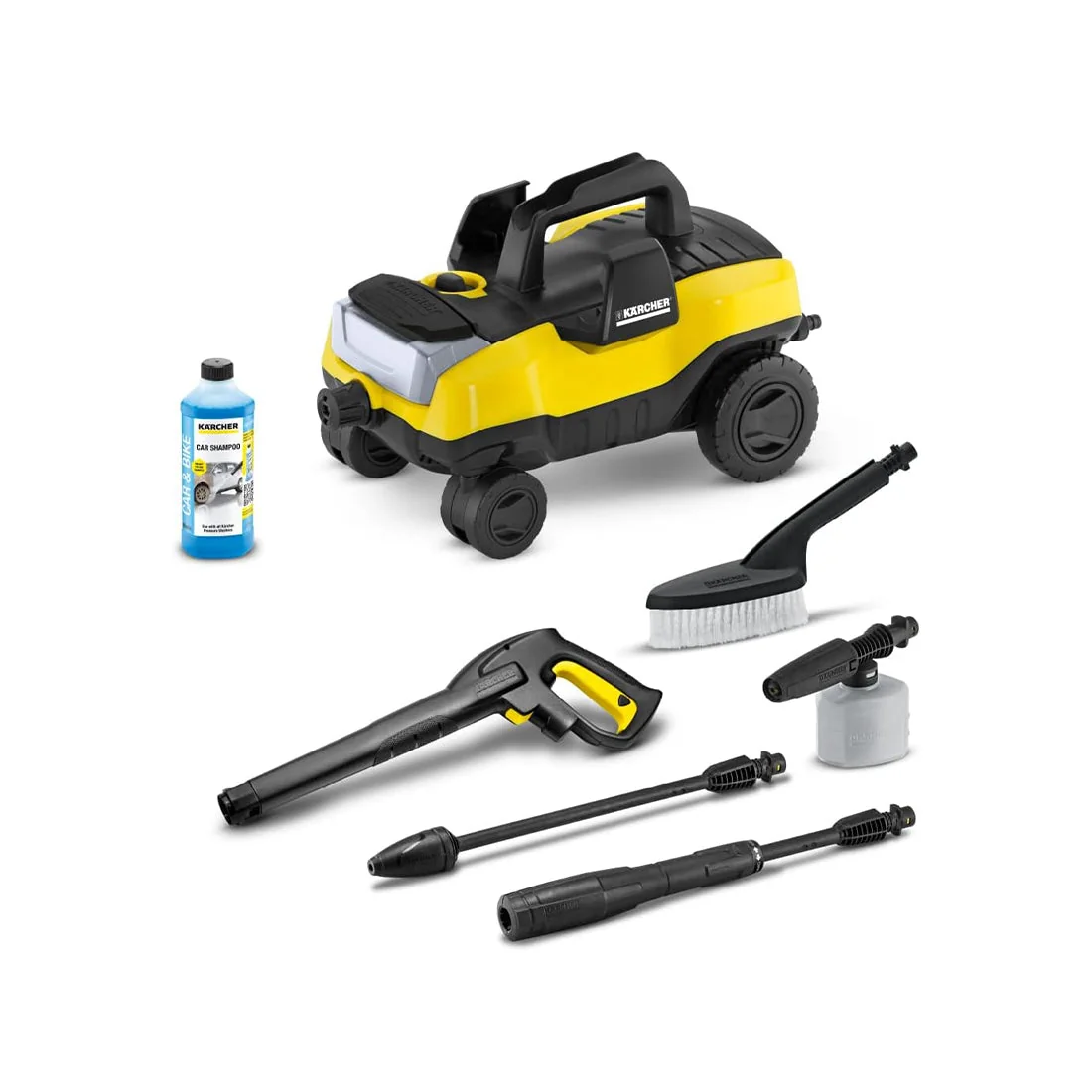 Water Pressure Washer K3 Follow Me, Compact and Portable, 120 Bar by Karcher