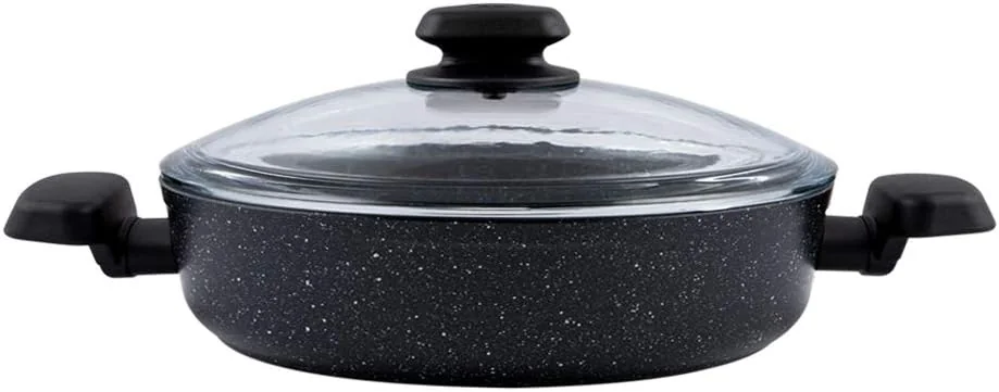 Ornella 24 cm Low Casserole Non-Stick Cookware, 2.5L by Korkmaz