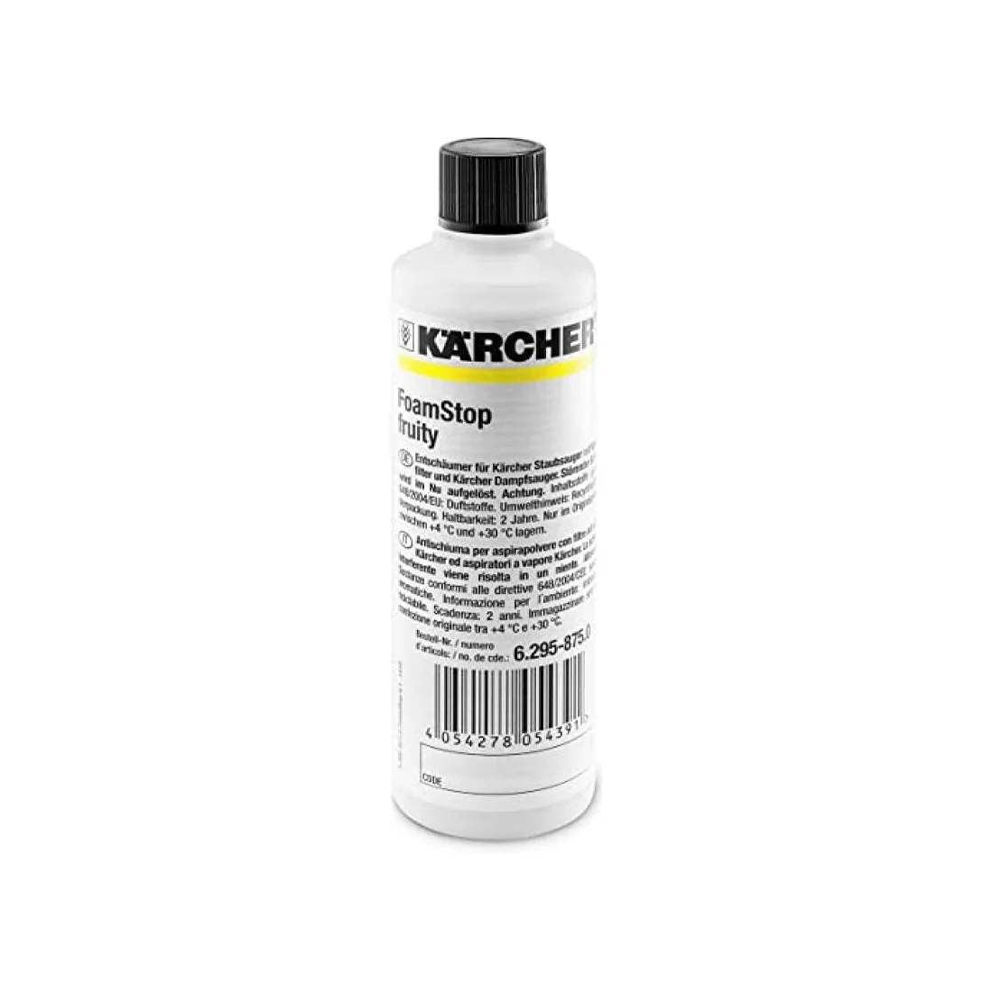 FoamStop Fruity Defoamer Liquid 125ml for Vacuums, 6-Pack, karcher