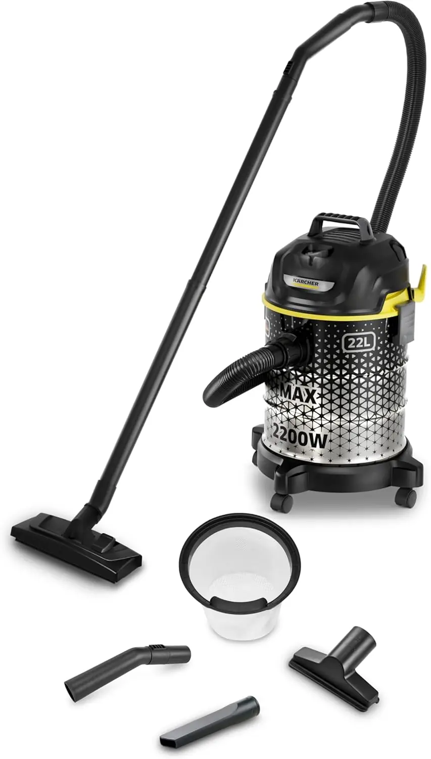 DVAC 2200 Dry Vacuum Cleaner with Adjustable Suction, 22L