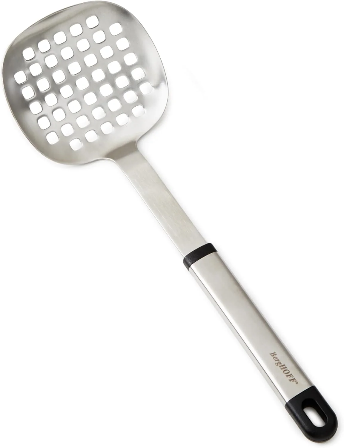 Stainless Steel Skimmer with Ergonomic Handle, 33cm