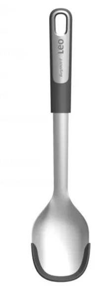 Serving Spoon Graphite, Stainless Steel, Recycled Materials, 34cm by Berghoff