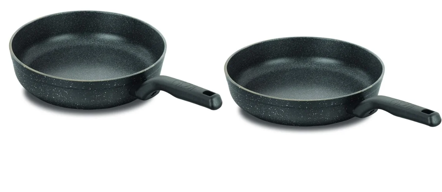 Non-Stick Frypan Set 26cm and 28cm, Scratch Resistant, Korkmaz