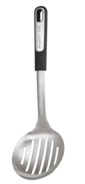 Stainless Steel Skimmer with Hanging Loop, Graphite, 35cm, berghoff