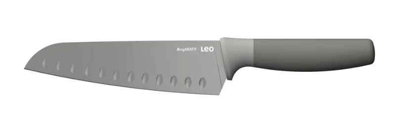 Santoku Knife 17 cm with Ergonomic Handle and Protective Sleeve, Berghoff