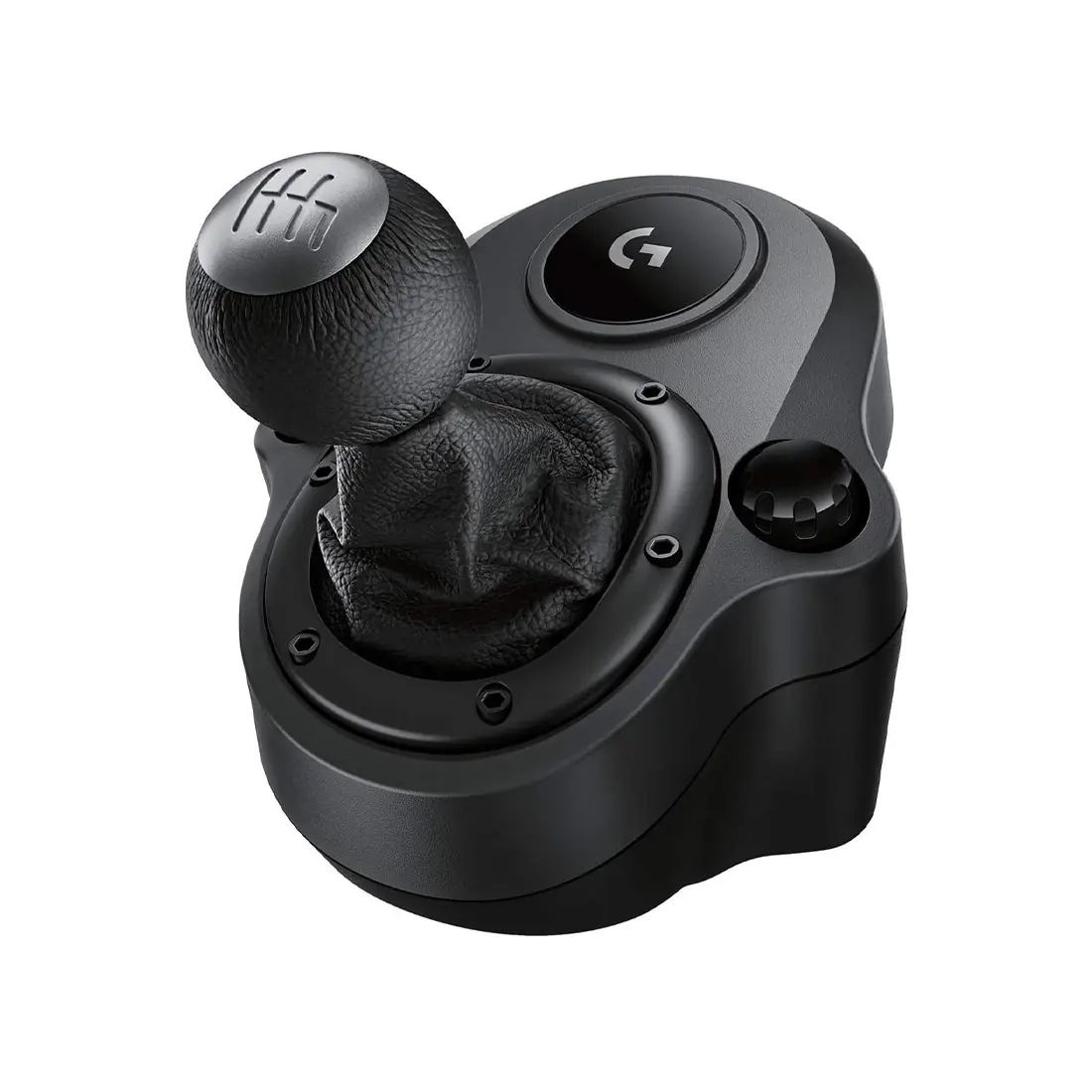 Driving Force Shifter for Racing Wheels, 6-Speed, Steel and Leather, compatible with G923, G29, G920 by Logitech