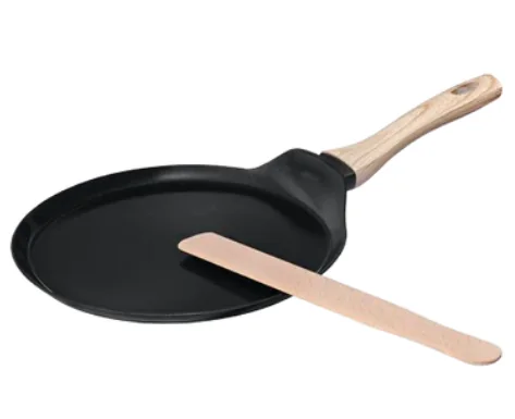 Cook & Care 26 cm Crepe Frypan with Spatula, Non-Stick, Induction Compatible, pyrex