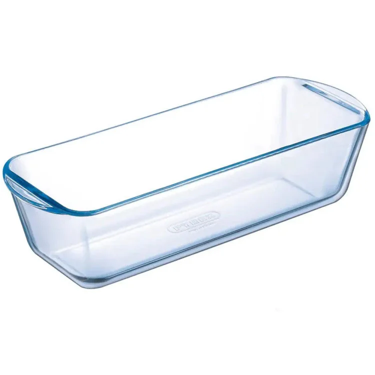 Glass loaf pan 31 cm, non-stick, oven and freezer safe, Pyrex