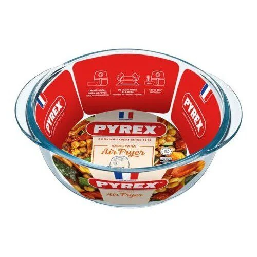 Airfryer Round Roaster 20 cm, Scratch Resistant Bakeware by Pyrex