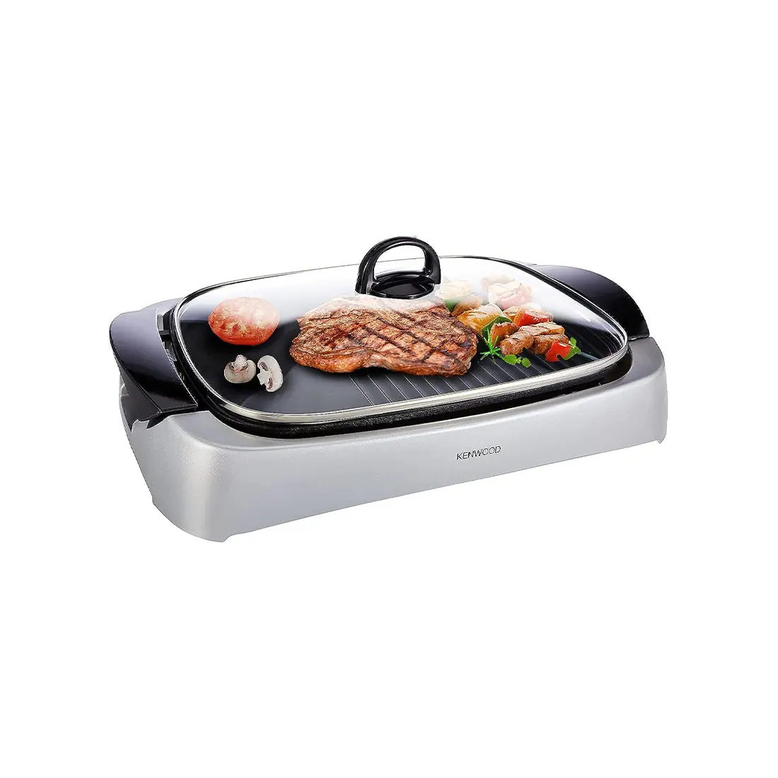 HG266 2000W Electric Grill, Easy to Clean, Silver, Kenwood