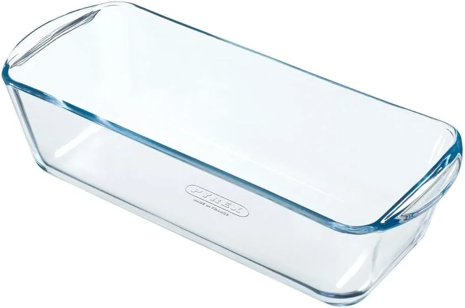 Glass Loaf Pan 28 cm, Oven and Dishwasher Safe, Pyrex