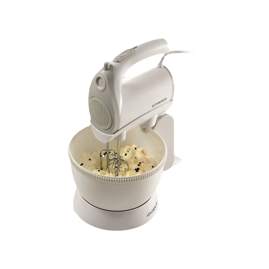Hand Mixer with 2.4L Rotary Bowl, 5 Speeds, Stainless Steel Beaters, kenwood
