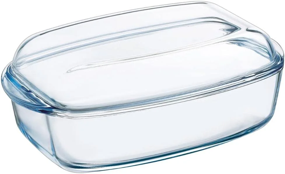 Rectangular Glass Casserole Dish 6.7L, Oven Safe, Pyrex
