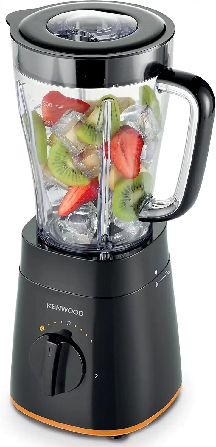 Jug Blender with Grinder, 2L Capacity, 500W, Black - Kenwood