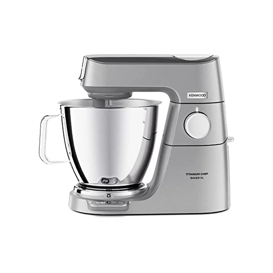 Titanium Chef Baker XL Silver Kitchen Machine with Dual Bowls, Kenwood