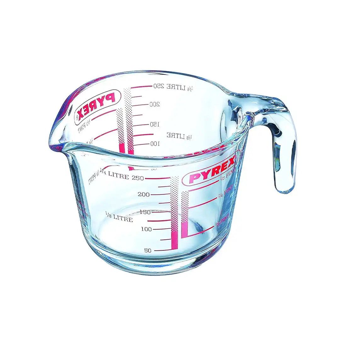 Measuring Jug 0.25L, Borosilicate Glass, Microwave Safe, Pyrex