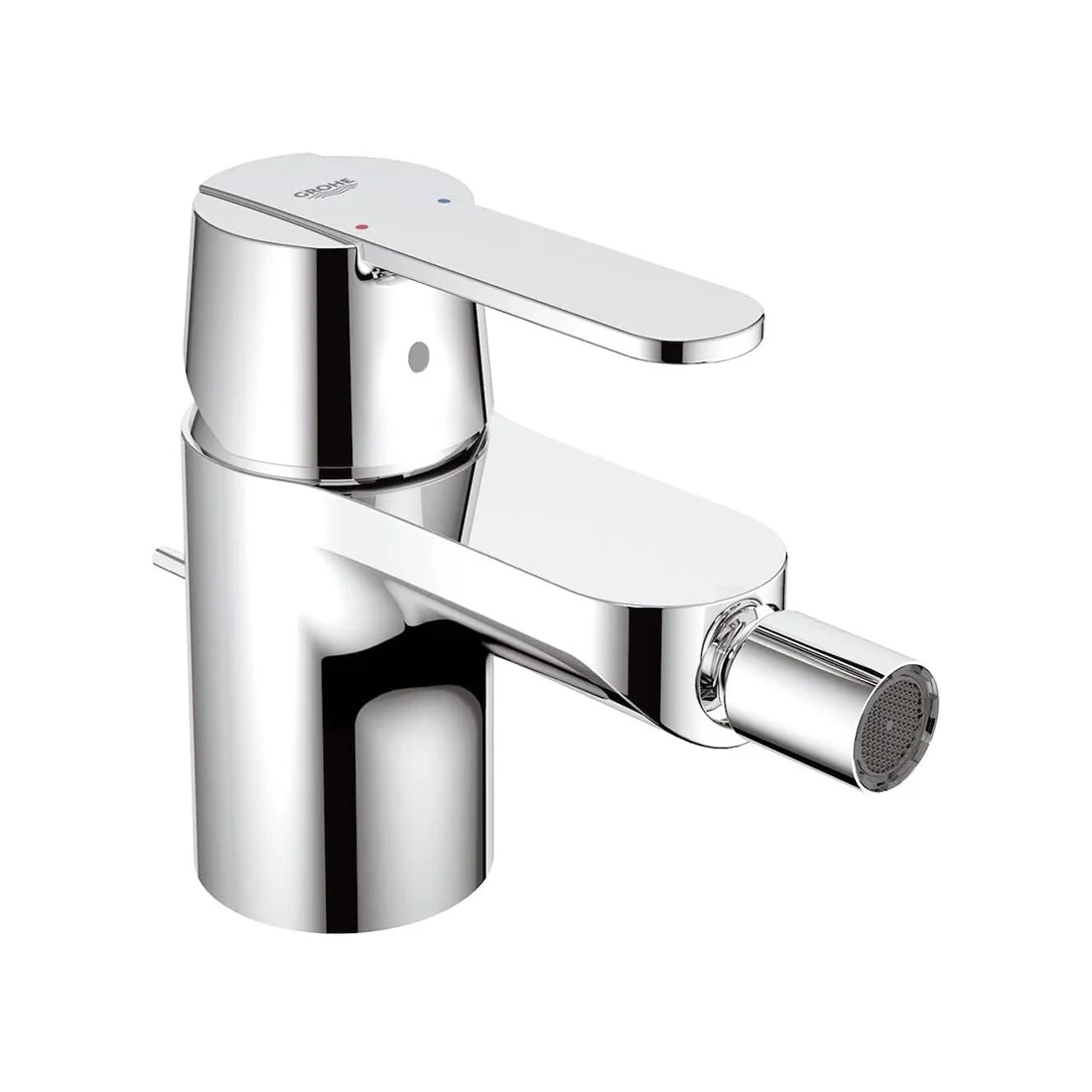 Get OHM Single Hole Bidet Mixer with Pop-Up Waste, chrome finish, Grohe