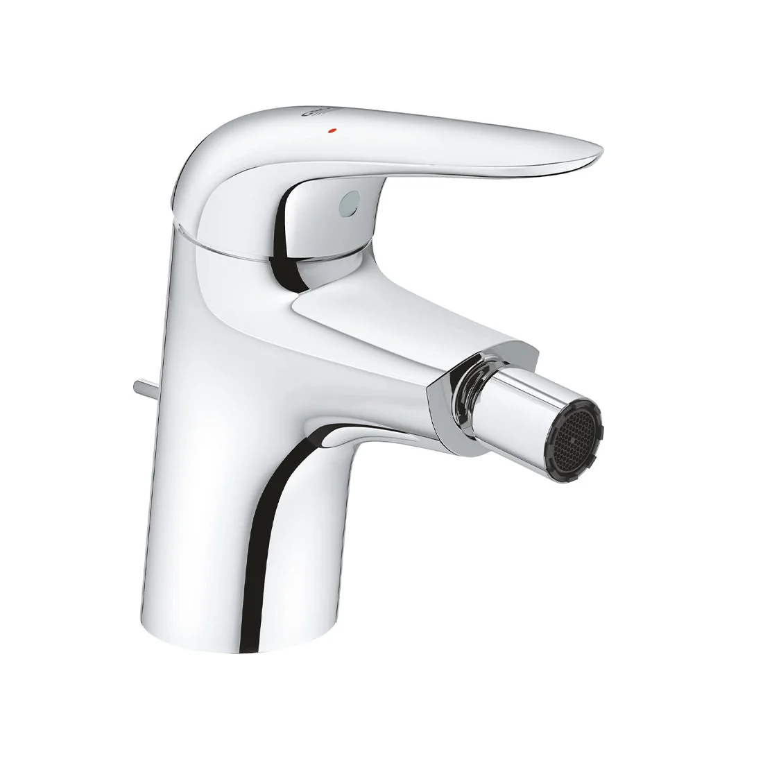 Wave OHM single hole bidet mixer with pop-up waste, chrome, Grohe