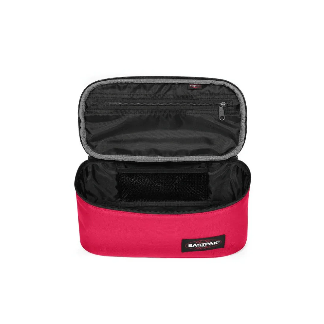 Traver 38L Strawberry Pink Cabin Suitcase with Wheels, eastpak