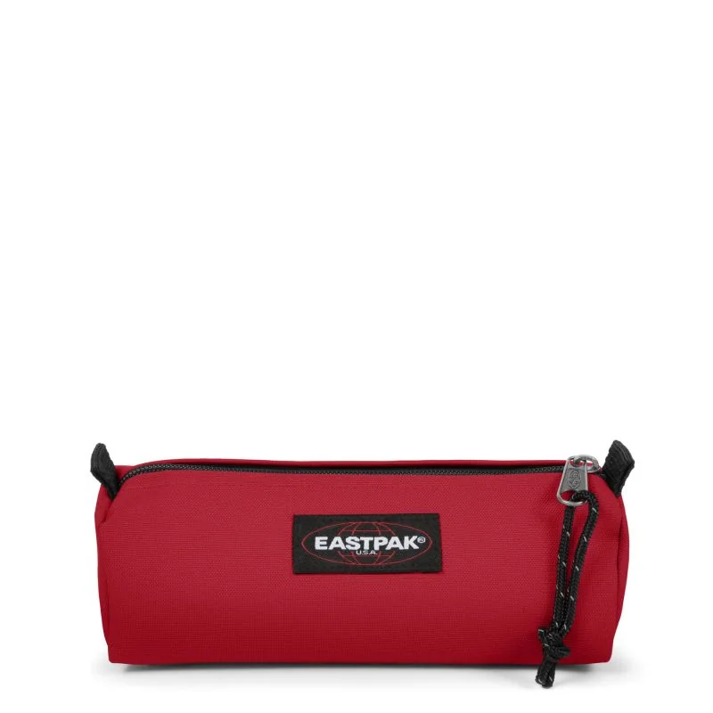Benchmark Single Pencil Case Scarlet Red, 100% Polyester