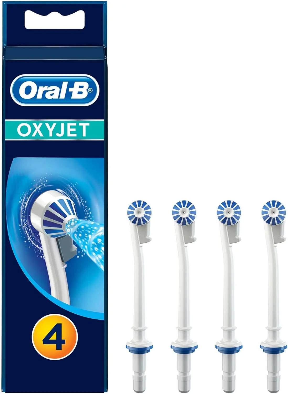 Oxyjet Replacement Nozzles Set of 4 for Oral Irrigators oral-b
